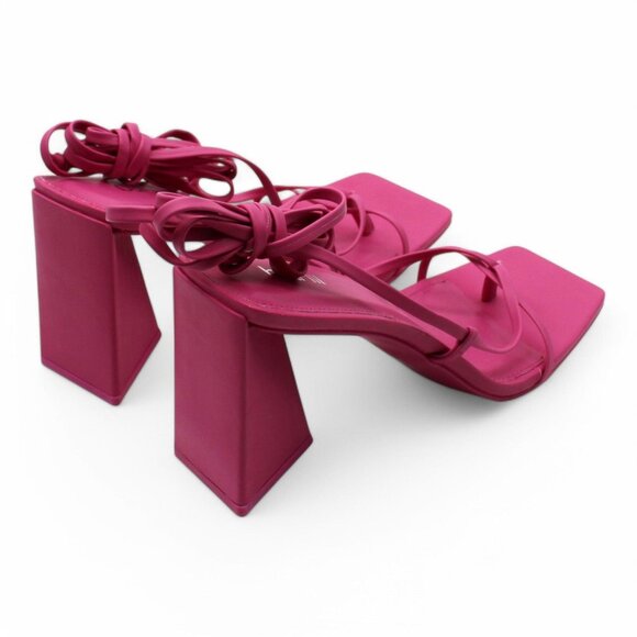 Auroraap Womens Faux Leather Warm Pumps - Picture 5 of 9